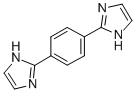 2,2′-(1,4-フェニレン)ビス(1H-イミダゾール) 化学構造式
