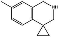 7'-甲基-2',3'-二氢-1'H-螺[环丙烷-1,4'-异喹啉,1375303-75-5,结构式