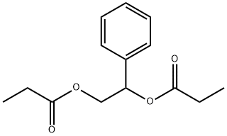 (1-phenyl-2-propanoyloxy-ethyl) propanoate Struktur