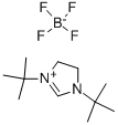 N,N′-双(叔丁基)二氢咪唑四氟硼酸盐 结构式