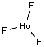 氟化钬, 13760-78-6, 结构式