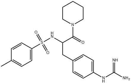 N(alpha)-(4-toluenesulfonyl)-4-guanidinophenylalanylpiperidine Struktur