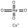 Perrhenic acid, cesium salt 化学構造式