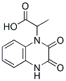 1(2H)-Quinoxalineacetic  acid,  3,4-dihydro--alpha--methyl-2,3-dioxo- Structure