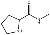 N-メチルプロリンアミド 化学構造式