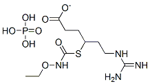 4-ethoxycarbamoylthio-6-guanidinocaproate phosphate,137718-15-1,结构式