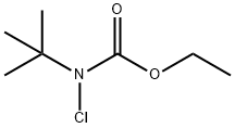 Carbamic  acid,  chloro(1,1-dimethylethyl)-,  ethyl  ester  (9CI) Structure