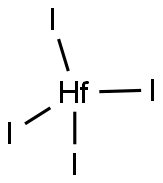 碘化铪,13777-23-6,结构式