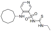 1-[4-(cyclooctylamino)pyridin-3-yl]sulfonyl-3-ethyl-thiourea|