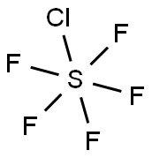 氯五氟化硫 结构式