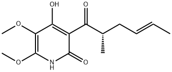 (-)-4-Hydroxy-5,6-dimethoxy-3-[(E)-2-methyl-1-oxo-4-hexenyl]pyridine-2(1H)-one