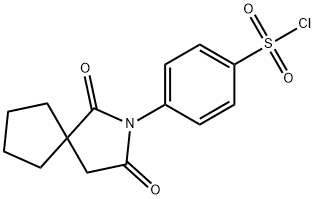 4-(1,3-Dioxo-2-azaspiro[4.4]non-2-yl)benzenesulfonyl chloride Structure