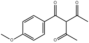 Pentane-2,4-dione, 3-(4-methoxybenzoyl)- Structure