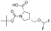 (2S,4S)-1-(tert-butoxycarbonyl)-4-((difluoroMethoxy)Methyl)pyrrolidine-2-carboxylic acid|(2S,4S)-1-BOC-4-[(二氟甲氧基)甲基]吡咯烷-2-甲酸