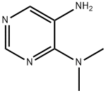 4-N,4-N-二甲基嘧啶-4,5-二胺 结构式