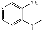 N4-METHYLPYRIMIDINE-4,5-DIAMINE, 13784-17-3, 结构式