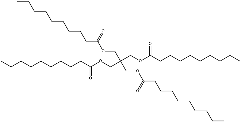 2,2-双[[(辛酰基)氧]甲基]1,3-丙二醇二癸烯酯 结构式