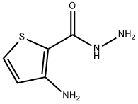 2-Thiophenecarboxylicacid,3-amino-,hydrazide(9CI) Structure