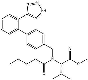 Valsartan Methyl Ester 化学構造式