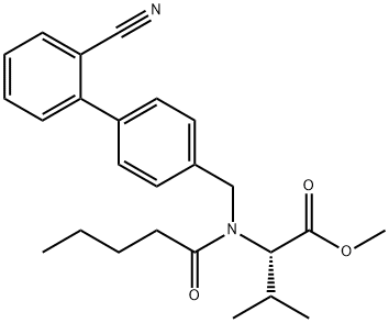 Valsartan cyano analog methyl ester 化学構造式