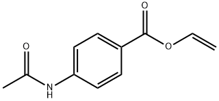 Benzoic acid, 4-(acetylamino)-, ethenyl ester (9CI) Structure