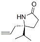 2-Pyrrolidinone,5-(1-methylethyl)-5-(2-propenyl)-,(R)-(9CI) Structure