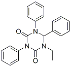 1-Ethyl-5,6-dihydro-3,5,6-triphenyl-1,3,5-triazine-2,4(1H,3H)-dione 结构式