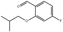 4-Fluoro-2-isobutoxybenzaldehyde Struktur