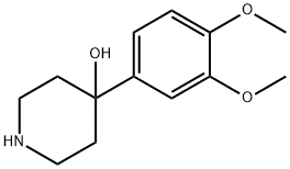 4-(3,4-DIMETHOXYPHENYL)-4-PIPERIDINOL Structure