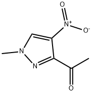 Ethanone, 1-(1-methyl-4-nitro-1H-pyrazol-3-yl)- (9CI) 化学構造式