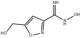 3-Isoxazolecarboximidamide,N-hydroxy-5-(hydroxymethyl)- Structure