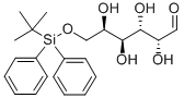 6-O-(叔丁基二苯基硅烷基)-D-半乳糖醛 结构式