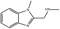 N-甲基-N-[(1-甲基-1H-苯并咪唑-2-基)甲基]胺盐酸盐, 137898-62-5, 结构式
