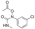 N-Acetyloxy-N-(3-chlorophenyl)-N'-methylurea Struktur