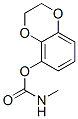 Methylcarbamic acid 1,4-benzodioxan-5-yl ester Structure