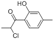 1-Propanone, 2-chloro-1-(2-hydroxy-4-methylphenyl)- (9CI) 结构式