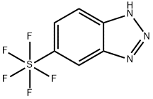 6-(五氟-Λ6-磺酰基)-1H-苯并[D][1,2,3]三唑, 1379803-64-1, 结构式