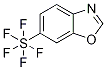 6-(PENTAFLUOROSULFANYL)BENZOOXAZOLE 结构式