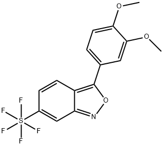 1379812-02-8 3-(3,4-二甲氧基苯基)-6-(五氟-Λ6-硫基)苯并[C]异噁唑