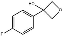 3-(4-氟苯基)氧杂环丁烷-3-醇, 1379812-16-4, 结构式