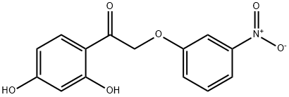 Ethanone, 1-(2,4-dihydroxyphenyl)-2-(3-nitrophenoxy)- 结构式