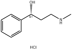 (R)-3-(甲基氨基)-1-苯丙醇盐酸盐, 137999-85-0, 结构式