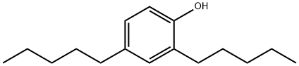 2,4-二戊基苯酚,138-00-1,结构式