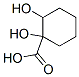 Cyclohexanecarboxylic acid, 1,2-dihydroxy- (9CI) Structure