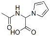 1H-Pyrrole-1-acetic  acid,  -alpha--(acetylamino)-,138004-48-5,结构式