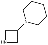 1-Azetidin-3-yl-piperidine Struktur