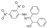 2-hydroxy-1,2-diphenylethanone {2,4-dinitrophenyl}hydrazone,13804-47-2,结构式