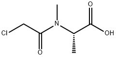 Alanine,  N-(chloroacetyl)-N-methyl-  (9CI) Struktur