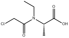 Alanine,  N-(chloroacetyl)-N-ethyl-  (9CI) Structure