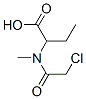 Butanoic  acid,  2-[(chloroacetyl)methylamino]-  (9CI),138062-77-8,结构式